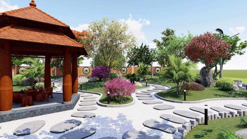 Thiết kế thi công sân vườn tiểu cảnh Bắc Ninh