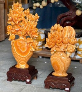 Bình hoa đá phong thuỷ-03