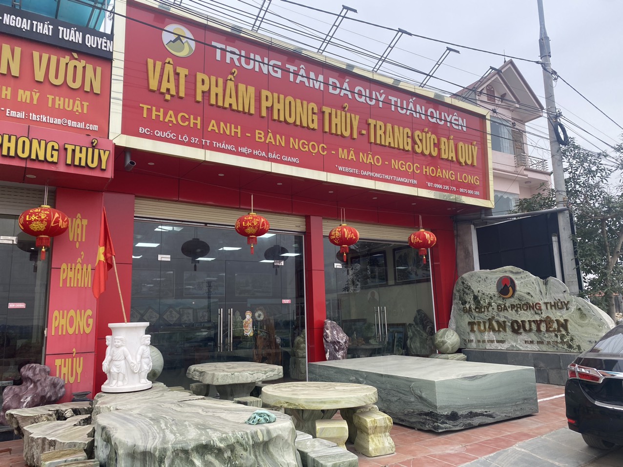 Đá trang sức phong thủy tại Bắc Giang